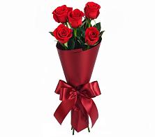 Букет 5 Красных роз Эдлесс Лав в Любани