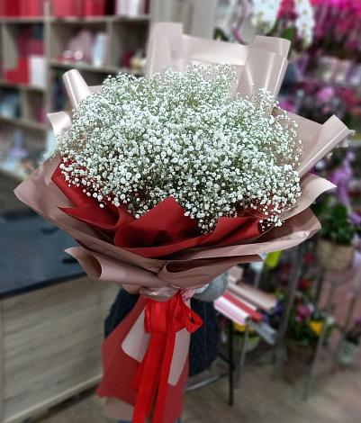 Букет цветов из: Гипсофила в Любани