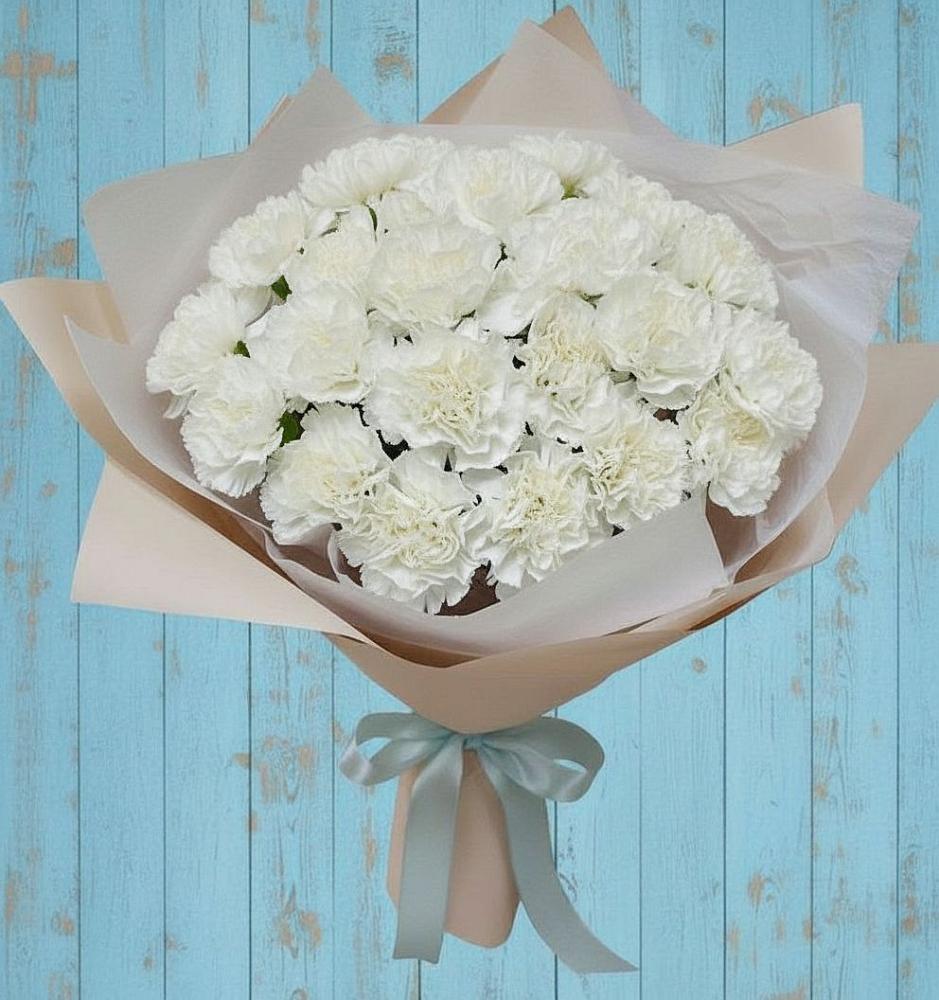 Букет цветов из: Гвоздики в Любани