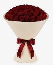 Букет 101 Бордовая роза Блэк Бакарра в Любани
