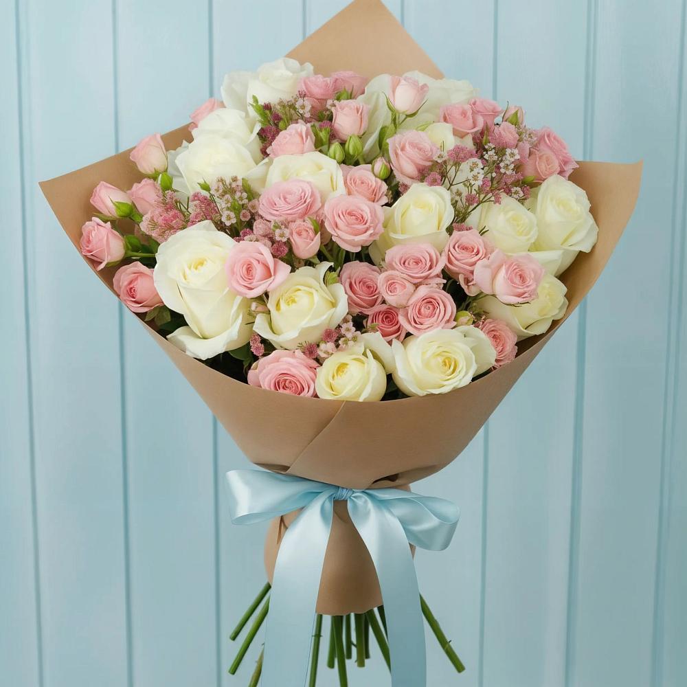 Букет цветов из: Розы в Любани