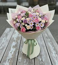 Букет цветов из:  Розы и Хризантемы #REPLACE_PRED# Любани