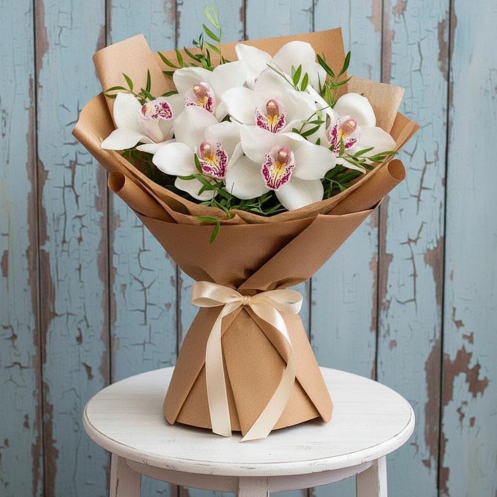 Букет цветов из: Орхидеи и Розы в Любани