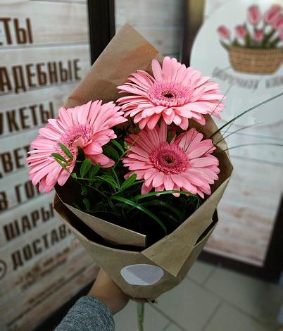 Букет цветов из: Герберы в Любани