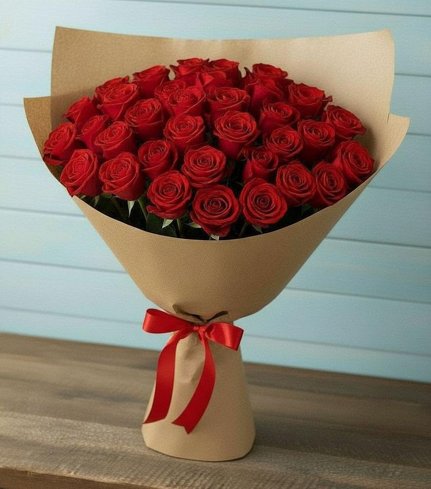 Букет Красные розы Милано в Любани