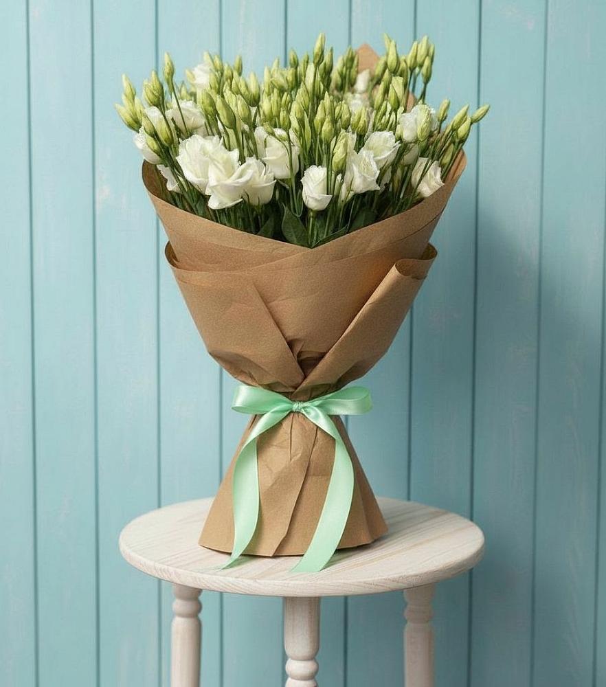 Букет цветов из: Лизиантусы в Любани