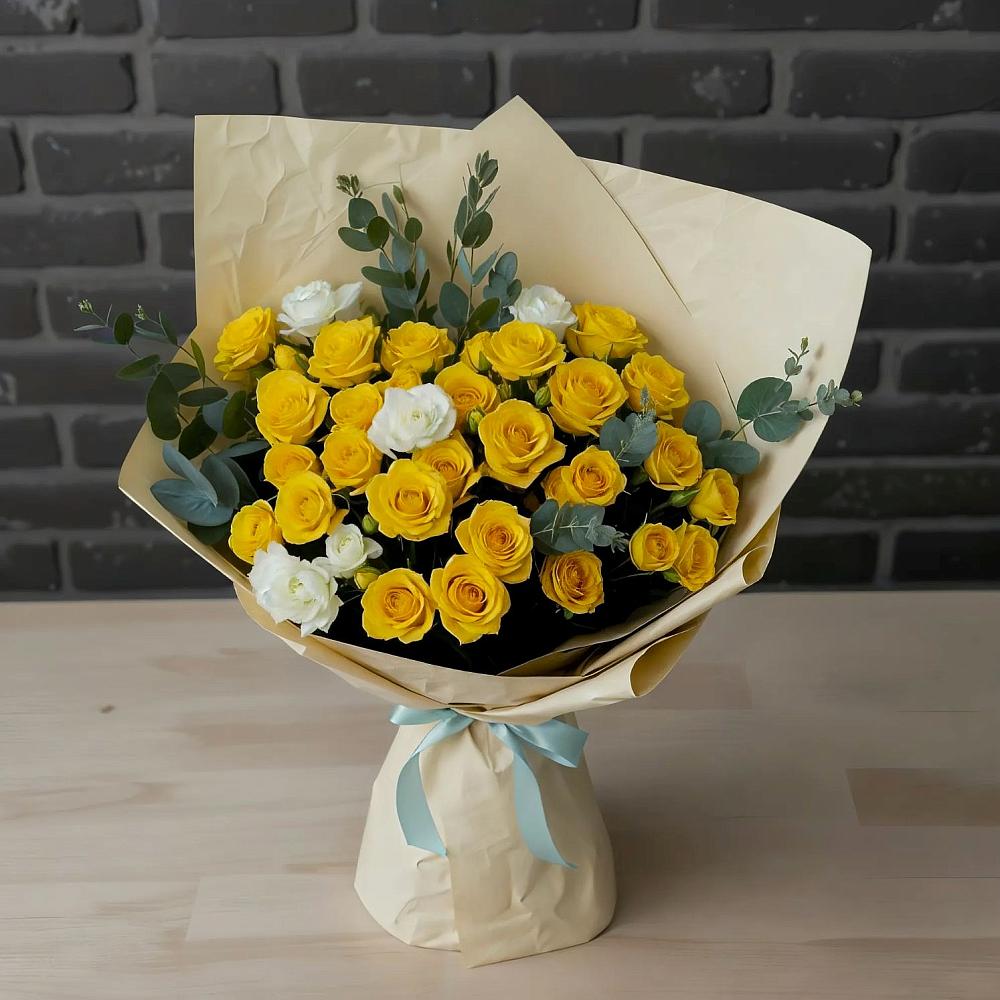 Букет цветов из: Розы в Любани