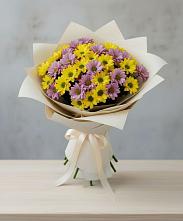Букет цветов из:  Хризантемы #REPLACE_PRED# Любани
