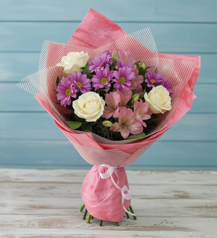 Букет цветов из: Герберы в Любани